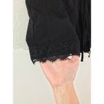 Hollister  black casual lace hem slip on shorts Photo 5
