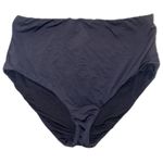 Laundry by Shelli Segal  High Waist Swim Bottom Black Size Large NWT Retro Photo 3