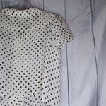 Ali & Kris  Cropped Polka Dot Blouse - Black and Cream Photo 7