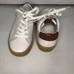 Vince Camuto Milzy women’s size 5.5 silver stud sneakers white brown Photo 1