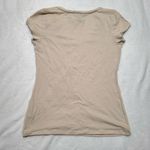 White House | Black Market Women’s Beaded Sequin Sparkle Glam Beige Top size XS Photo 4