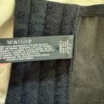 Victoria's Secret Victoria Secret Bustier Top 34B Black Floral Embroidered Mesh Dark Fairy Witchy Photo 6