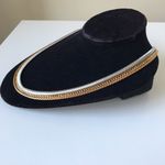 None Bundle Of Silver, Rose Gold, And Gold Tone Chain Necklaces, Stainless Steel, 3 Photo 3