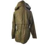 Braetan Hooded Anorak Jacket Olive Green Utility Lightweight Rain Coat Size L Size L Photo 4