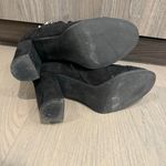 Madden Girl Klaim Black Block Heel Buckle Boots Size 8 Photo 5