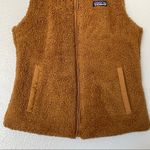 Patagonia  Los Gatos Fleece Teddy Vest Brown Size Small Photo 3
