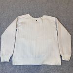 prAna Silverspring Pullover Sweater size S Cream Cable Herringbone Pockets Photo 6
