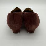 Vintage Calico Elegant Brazil Suede Leather Chocolate Brown Low Heel Pumps 8.5 Photo 3