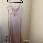 House Of CB  | Olivette Corset Maxi Dress‎ I'm Crystal satin Size Large NWOT Photo 4