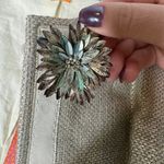 Tory Burch NWT Gold Basketweave Paley Jacket Size 8 Linen Blend Hook Closure Photo 6