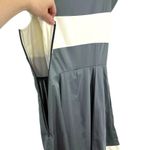 Kate Spade Adette Midi Dress Pleated Pippa Middleton Colorblock Cap Sleeve SZ 6 Photo 9
