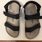 Birkenstock  Black Leather Sandals Photo 0