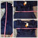 Collective Concepts  Zebra Jacquard Mini Dress Satin Blue M Photo 10