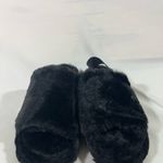 IMAN GLOBAL CHIC FAUX FUR SLINGBACK SLIPPER WOMEN 8 BLACK NEW Photo 2