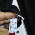 Goldie  Chloe Cardigan Double-Layer Cotton Jersey Knit Black Size Xs Photo 7