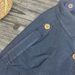 Adrienne Vittadini Dark Blue Zip Up Cropped Jacket M Photo 6