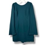 Lulus  NWT Elegant Cutie Emerald Bow Bell-Style Long Sleeve Backless Mini Dress Photo 3