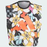 Adidas NWT  x Rich Mnisi  Pride Cropped 3-Stripe Training Tee XL Photo 3