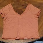 Arizona Jeans Arizona Jean Company V-Neck Crop Top - Rust Photo 2