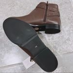 a.n.a  Lenci Brown Leather Boots (Made in Italy) Ankle Booties Size EU 38 US 7 NWT Photo 8