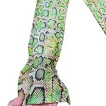 DUNDAS X REVOLVE Natasha Catsuit in Multi Snake Print XS Green Photo 7