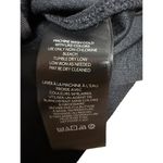 Anthropologie Maeve x  Asymmetrical Zipper Tube Top Black/Noir Size Large Photo 10