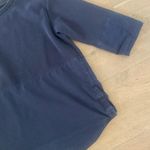 COS navy blue 3/4 sleeve pullover top Photo 1