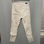 sts blue Brie High Rise Crop Skinny Jeans White Button Fly Size 27 Photo 1