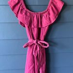 ZARA Red Pleated Dress Photo 2