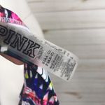 PINK - Victoria's Secret VS Pink Embroidered Halter Bikini Top Photo 4