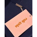 Cult Gaia Arvid Short Knit Skirt in Evening Blue X-Small New Womens Beaded Mini Photo 11