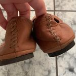 Lucky Brand Elysia Round Toe Cognac Leather Flats Photo 2