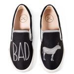 Inkkas BADass Black White Slip On 5 Ethically Made Fair Trade Artsy Photo 0