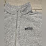 Columbia Fleece Full Zip Jacket Women's 2X Light Gray Photo 1