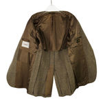 Vintage Shefford Brown Herringbone Tweed Wool Jacket Medium Oversized Retro Photo 6