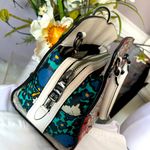 Coach  Mercer Satchel Floral Print Handbag with Red Accents Photo 7