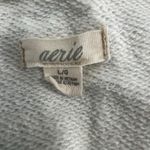 Aerie  Long Sleeve‎ Boat Neck Striped Sweatshirt Size Large Photo 6