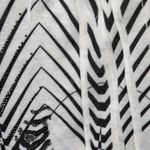 B.L.E.U. Black white sublimination abstract tee size sp Photo 1