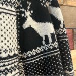 Cambridge Dry‎ Goods Black And White Cardigan Size Medium Photo 3