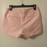 J.Crew Orange Pink Polka Dot Scalloped Pockets Chino Shorts Size 0 Photo 1