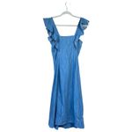 Madewell Denim Princess Seamed Maxi Dress Mayview Light Wash Size 2 Coastal Photo 2