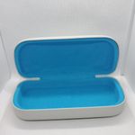 Warby Parker  White Glasses Case with Blue Lining Photo 1