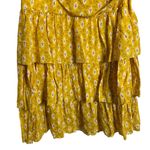 Veronica Beard  Virginia Sun Yellow One Shoulder Floral Tiered Maxi Dress Size 16 Photo 9