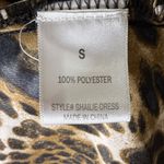 Francesca's Francesca’s Leopard Print Sleeveless Maxi A Line Dress Satin Size Small Photo 5