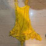 Nara sheer lace mini dress yellow size Xs Sold out on urban o Photo 5