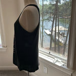 Super Cute PJ Salvage Racer Back Pajama Tank, Size Small, Black Photo 2