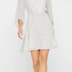 Club Monaco NWT Pitched Sleeve Robe Dress Pale Blue Multi Photo 3