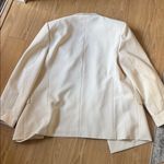 Henne Cream Oversized Blazer White Size undefined Photo 4