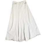 Goddess Jeans Maxi Balloon Skirt Light Khaki Size 5 Boho Y2K Flare Denim Photo 1