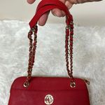 DKNY red Chain Handbag Saffiano Leather Excellent Condition shoulder bag Photo 5